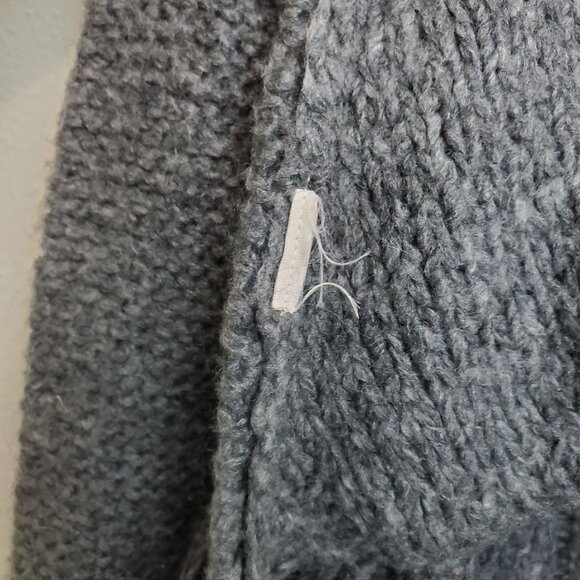 Free People Zip Split pullover sweater in gray - Picture 8 of 9